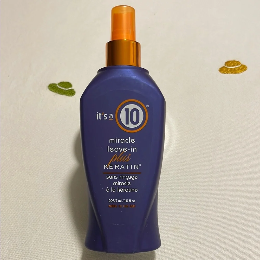 Miracle Leave-In Plus Keratin - 10 oz . Not used.